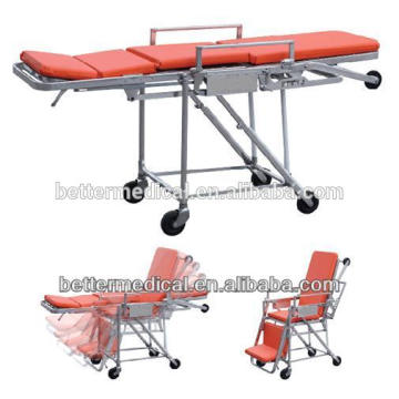 Mutil-function Camilla de aluminio para carga Ambulance Stretcher